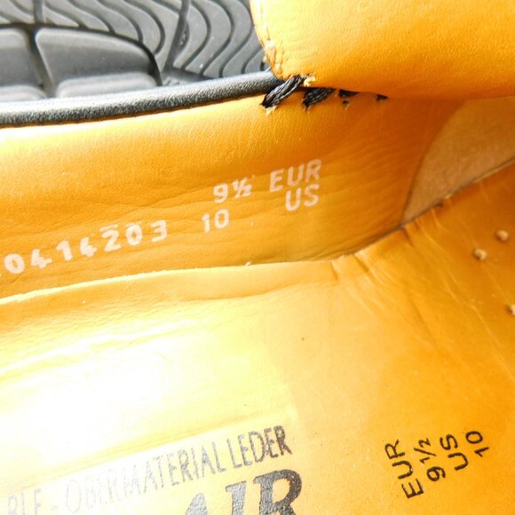 MEPHISTO Black Nubuck Leather Slip On Loafers 10 - Picture 9 of 9